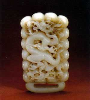 玉龙纹带饰-鉴赏收藏-中国艺术品