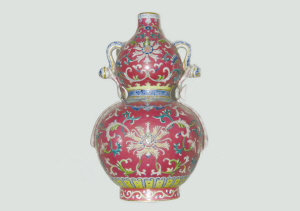 粉彩葫芦瓶(清)-鉴赏收藏-中国艺术品