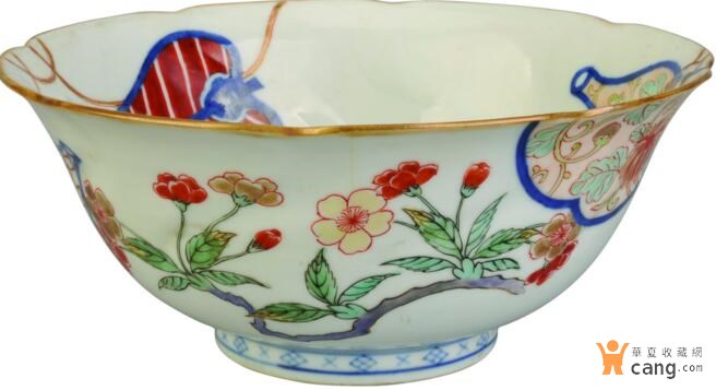 約13cm中国古美術品　清の康熙時代　青花五彩茶碗　本物保証