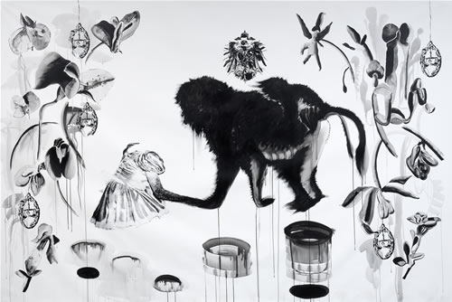 2008上海双年展土耳其艺术家因斯·伊夫尼亚的作品