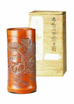 刀笔仙工竹上风雅-鉴赏收藏-中国艺术品