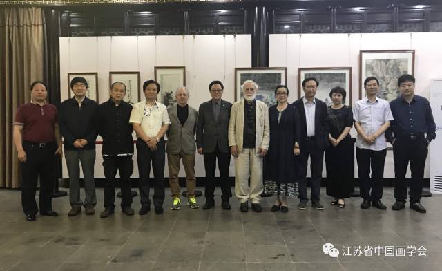 法兰西艺术院院士造访江苏省中国画学会进行学术交流