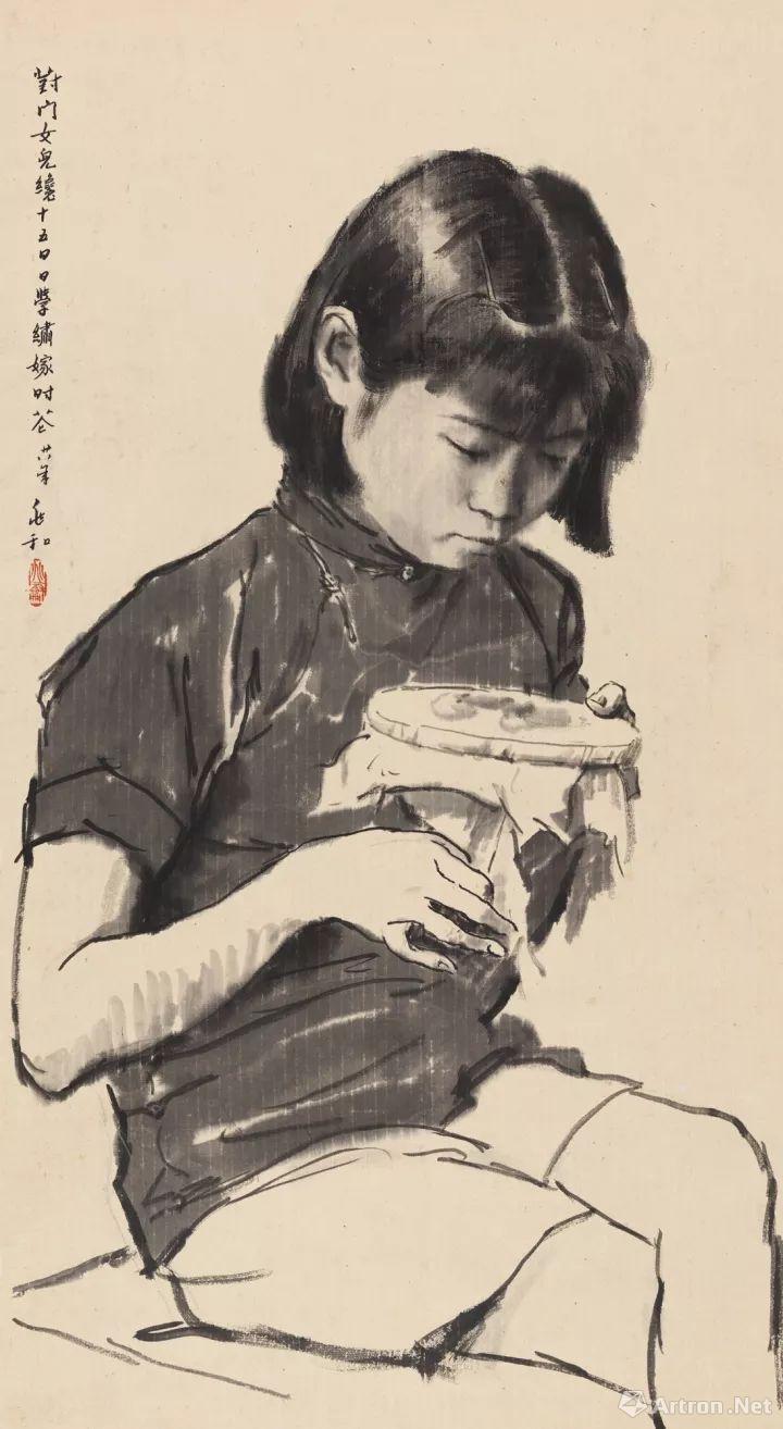 嘉德秋拍：蒋兆和《对门女》——蒋氏早期人物精品中的人道力量