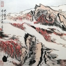 空山云起时，秋江帆影过——国画山水艺术作品