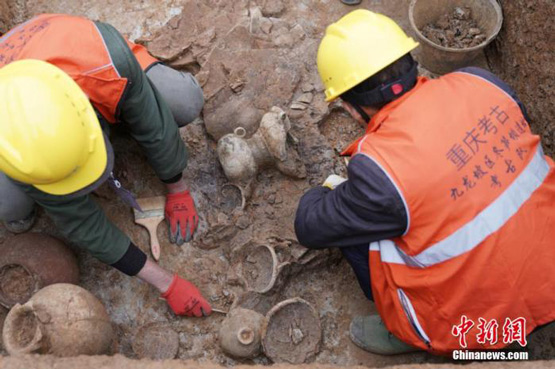 重庆考古新发掘28座战国晚期至西汉早期巴文化墓葬