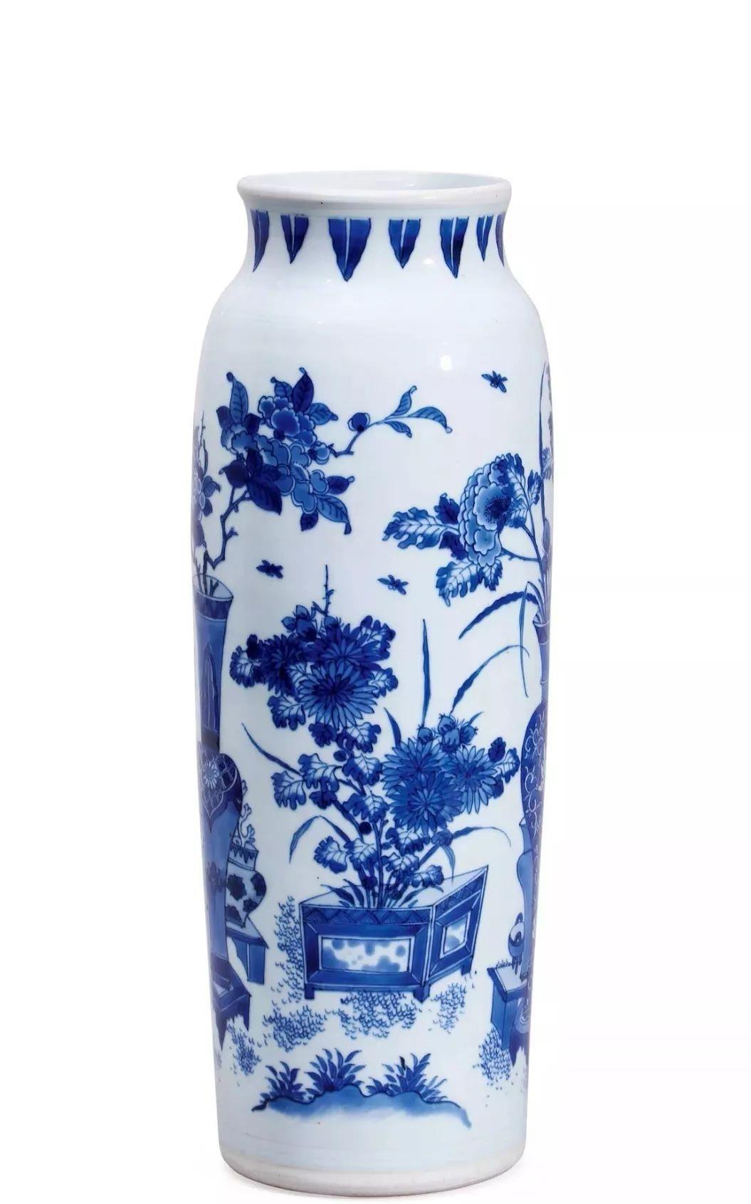 马未都：崇祯时期的筒瓶，印着烟月草堂的收藏款，估价500万