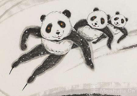 刘中：冰雪奇缘绘熊猫