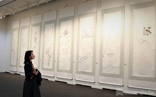 “笔歌墨舞”王传峰、隈研吾跨界书画作品首次在东京公开展出