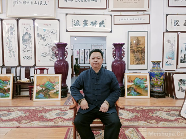 庆祝建国七十五周年“百年墨宝传承”蓝才华书画大展在京举行